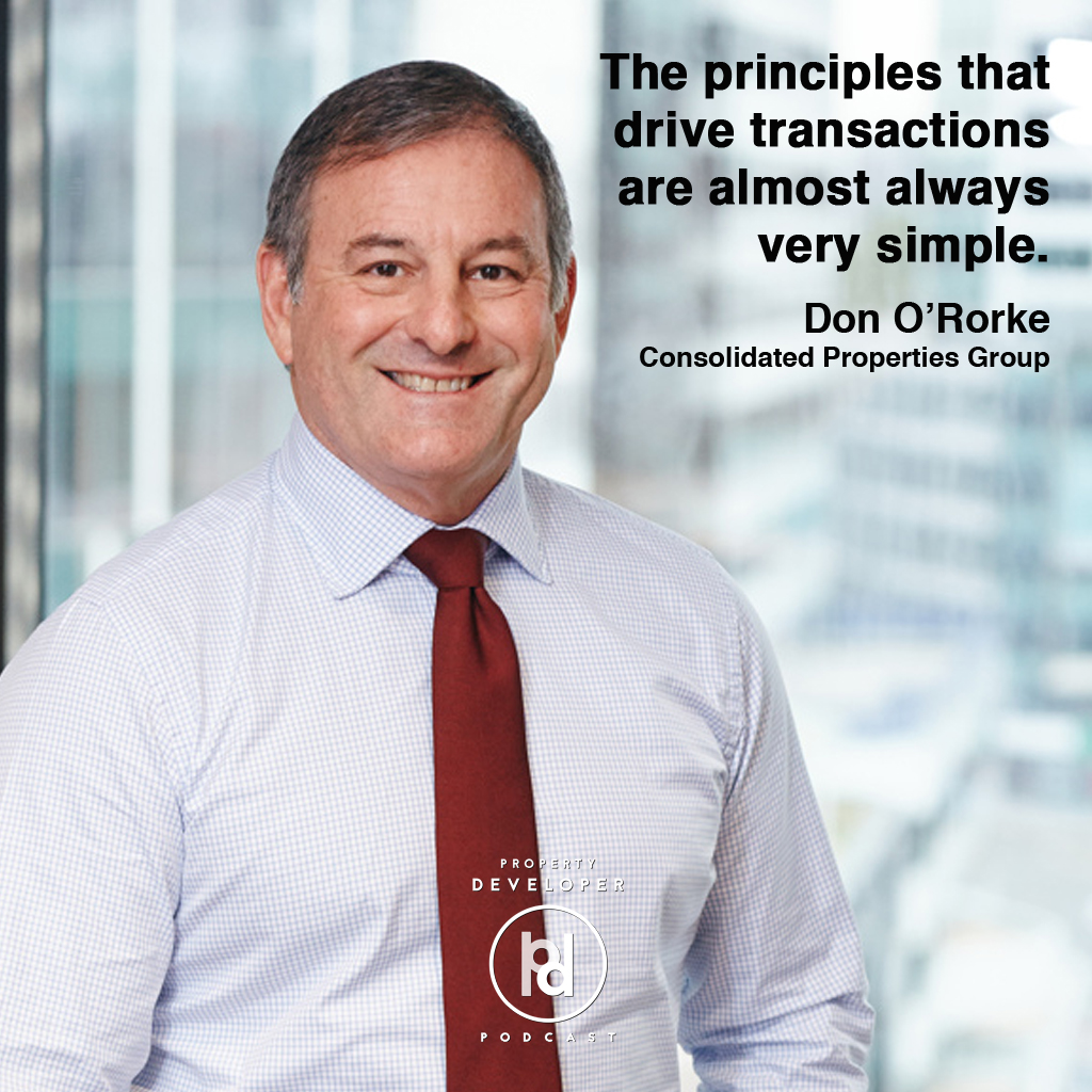 Don O'Rorke from Consolidated Properties Group believes most property transactions are simple